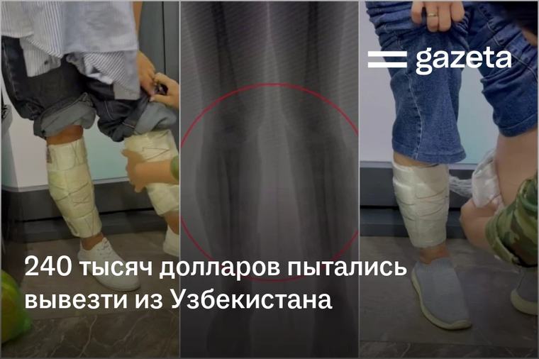 240 тысяч долларов пытались вывезти из Узбекистана